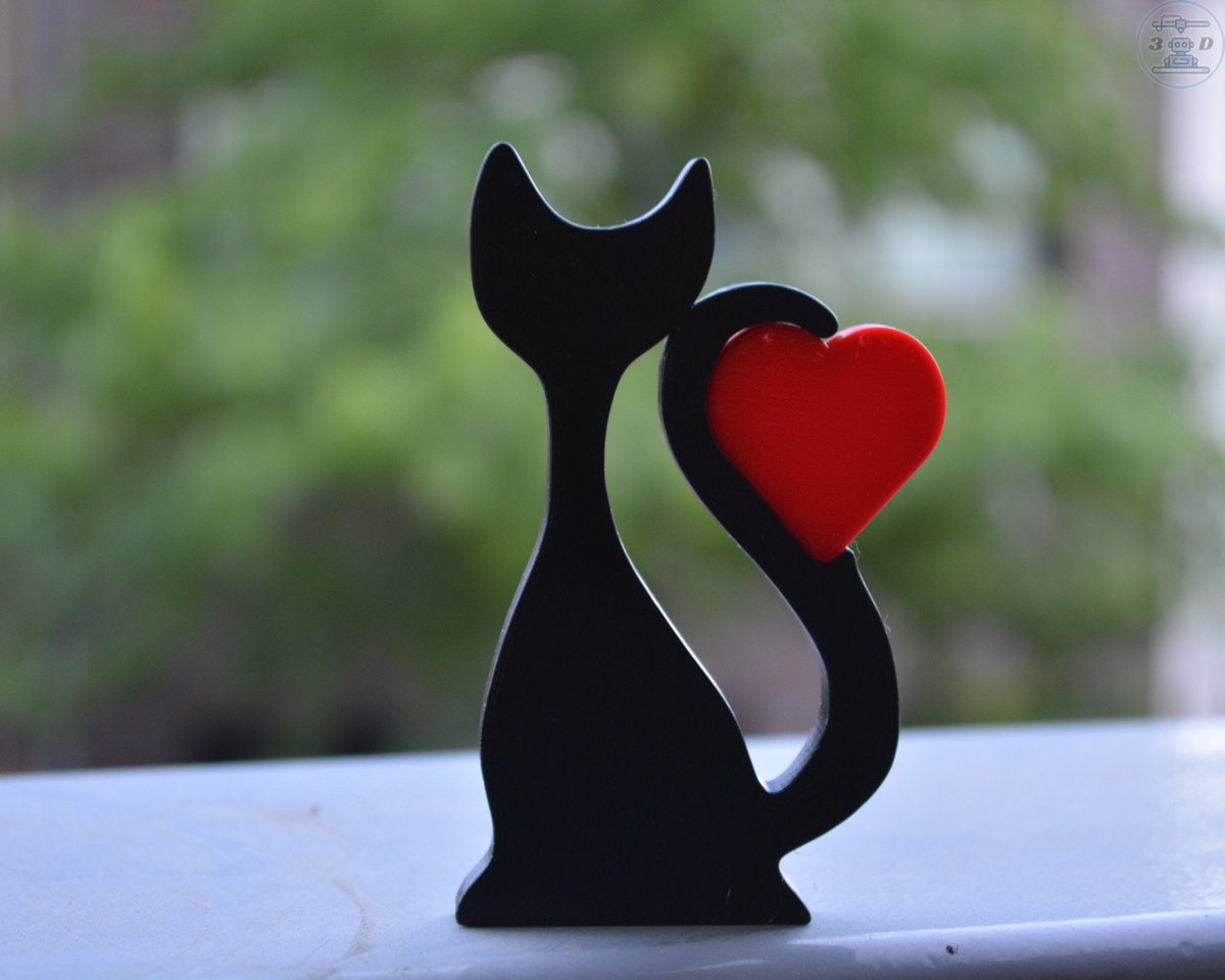 Cat Decoration Silhouette Customizable | Cat Shaped Statue | Black Cat Figure | Cat Home Decoration - Image 2
