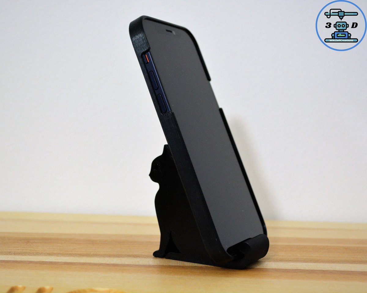 Cat Shaped Phone Stand | Tablet Stand |  Phone stand Cell | Phone Holder | iPhone dock | Animal Phone Stand | Funny Desk Accessory | Kitten - Image 1