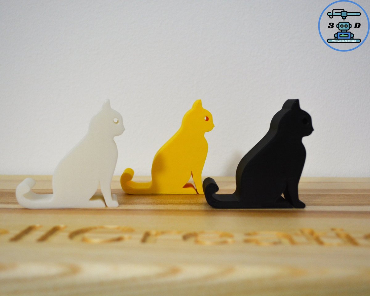 Cat Shaped Phone Stand | Tablet Stand |  Phone stand Cell | Phone Holder | iPhone dock | Animal Phone Stand | Funny Desk Accessory | Kitten - Image 6