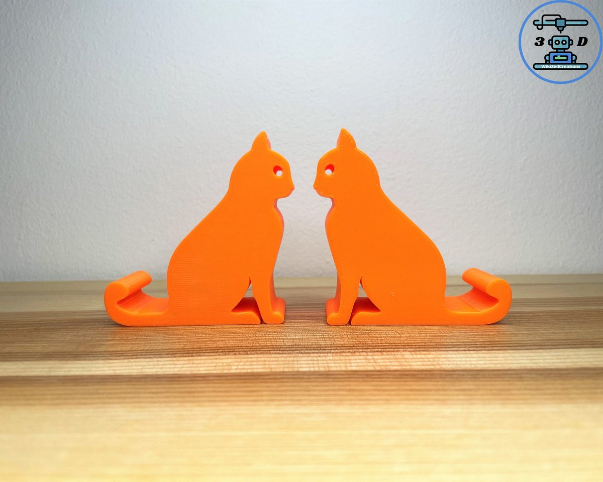 Cat Shaped Phone Stand | Tablet Stand |  Phone stand Cell | Phone Holder | iPhone dock | Animal Phone Stand | Funny Desk Accessory | Kitten - Image 7