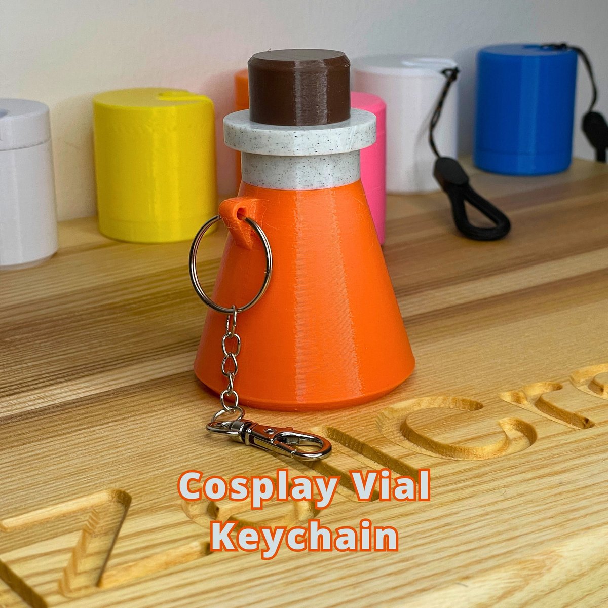 Enchanting Potion Vial | Cosplay Vial | Keychain - Image 1