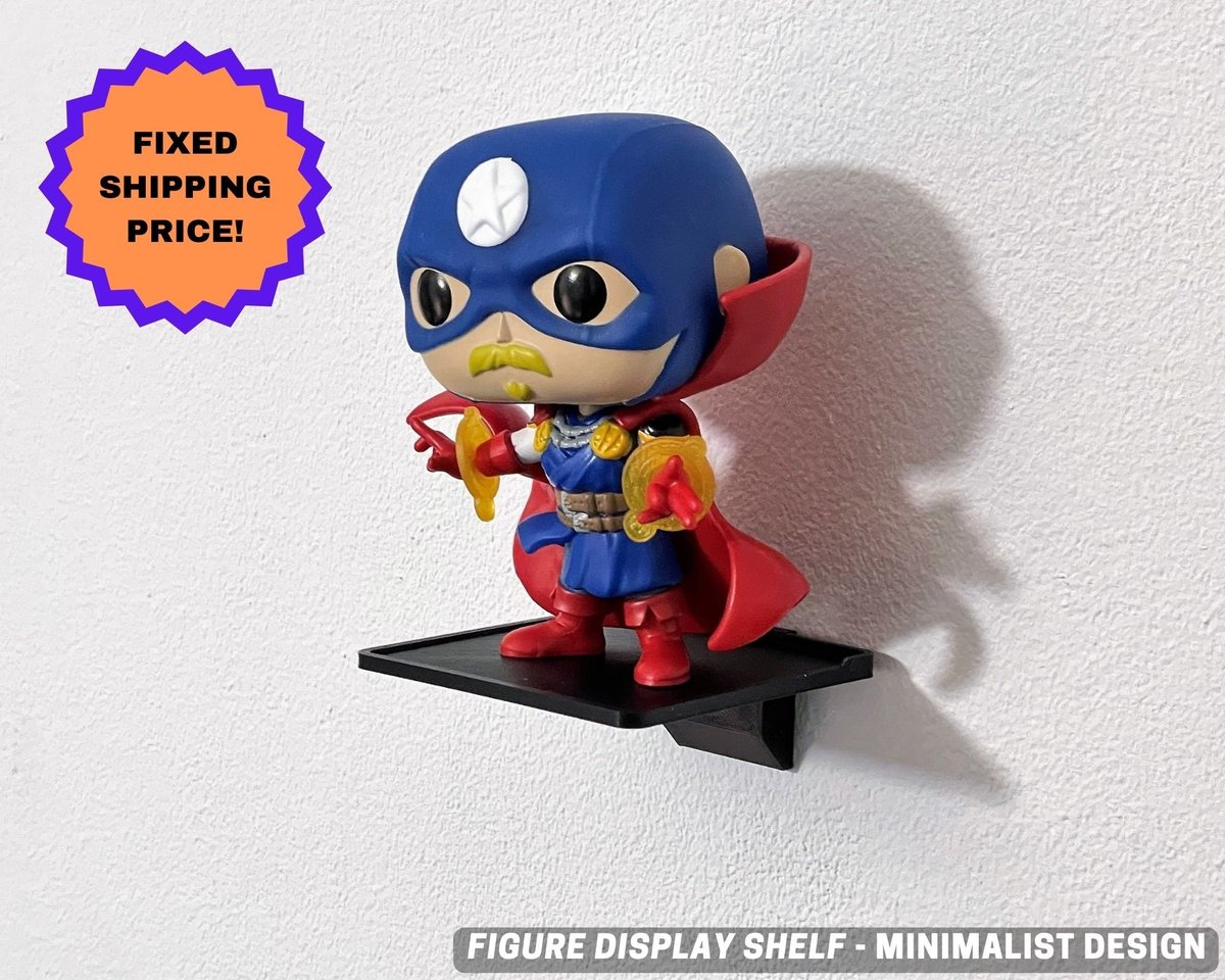 Figure Display Shelf - Minimalist design | Display Shelf | Wall Mount Display Shelf for Figures and statue - Image 1