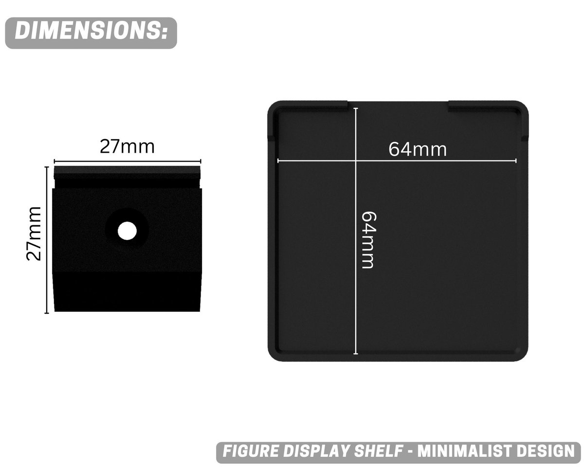 Figure Display Shelf - Minimalist design | Display Shelf | Wall Mount Display Shelf for Figures and statue - Image 6
