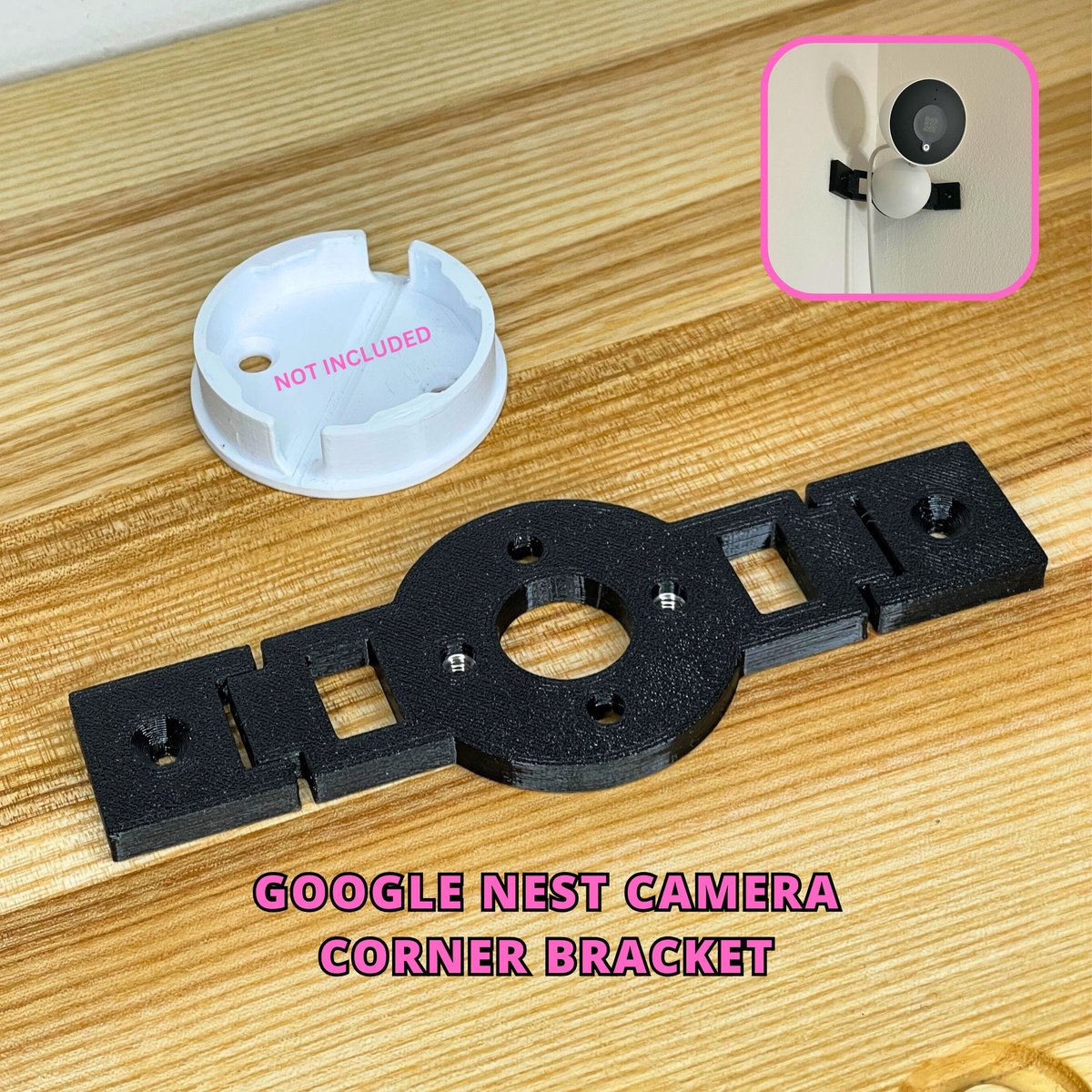 Google Nest Camera 2nd Generation - Corner Bracket | Side mount | Angle Bracket - Image 2