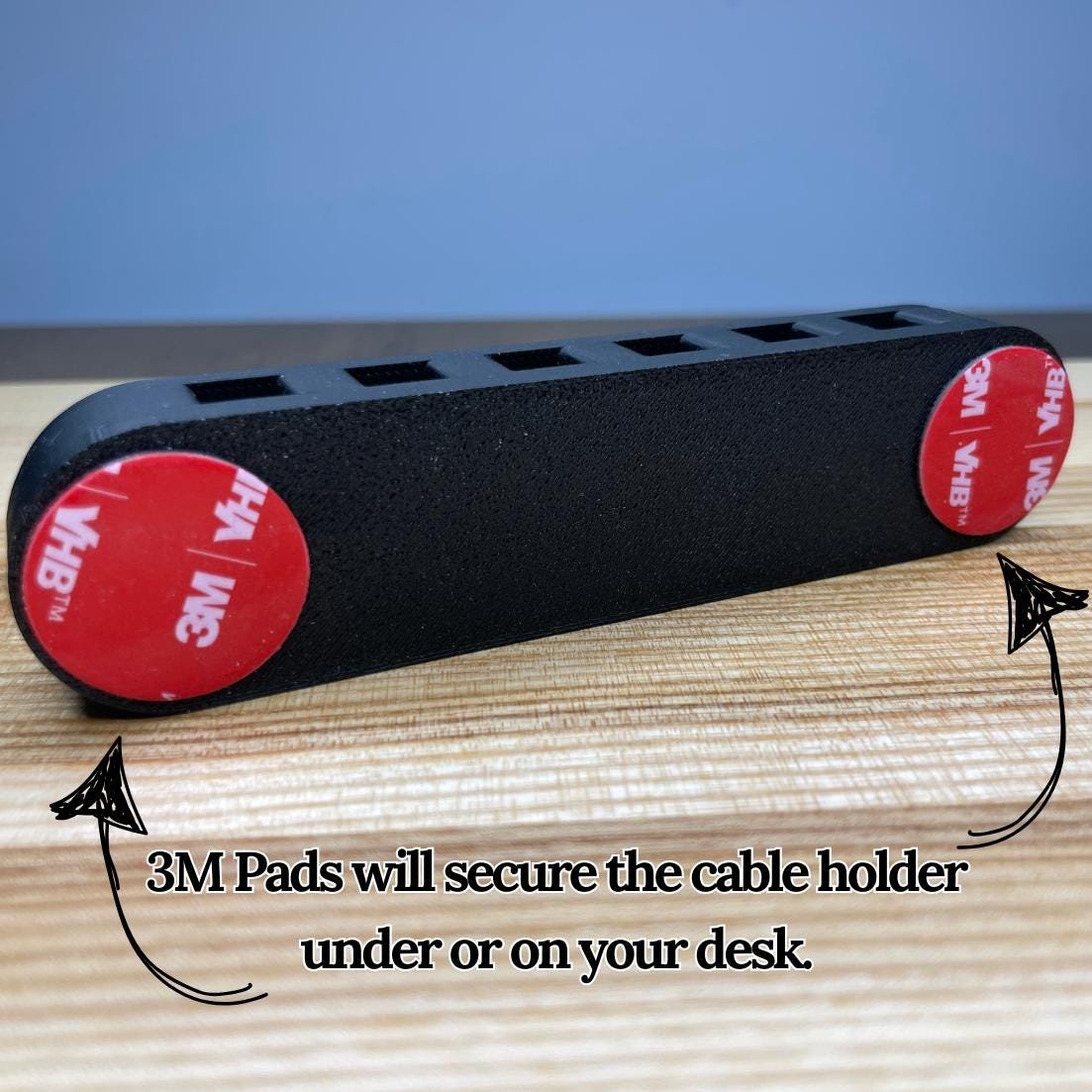 Magnetic Cable Holder, Cord Organizer, Desk Cable Keeper, Wire Management, Cord Holder - Image 3