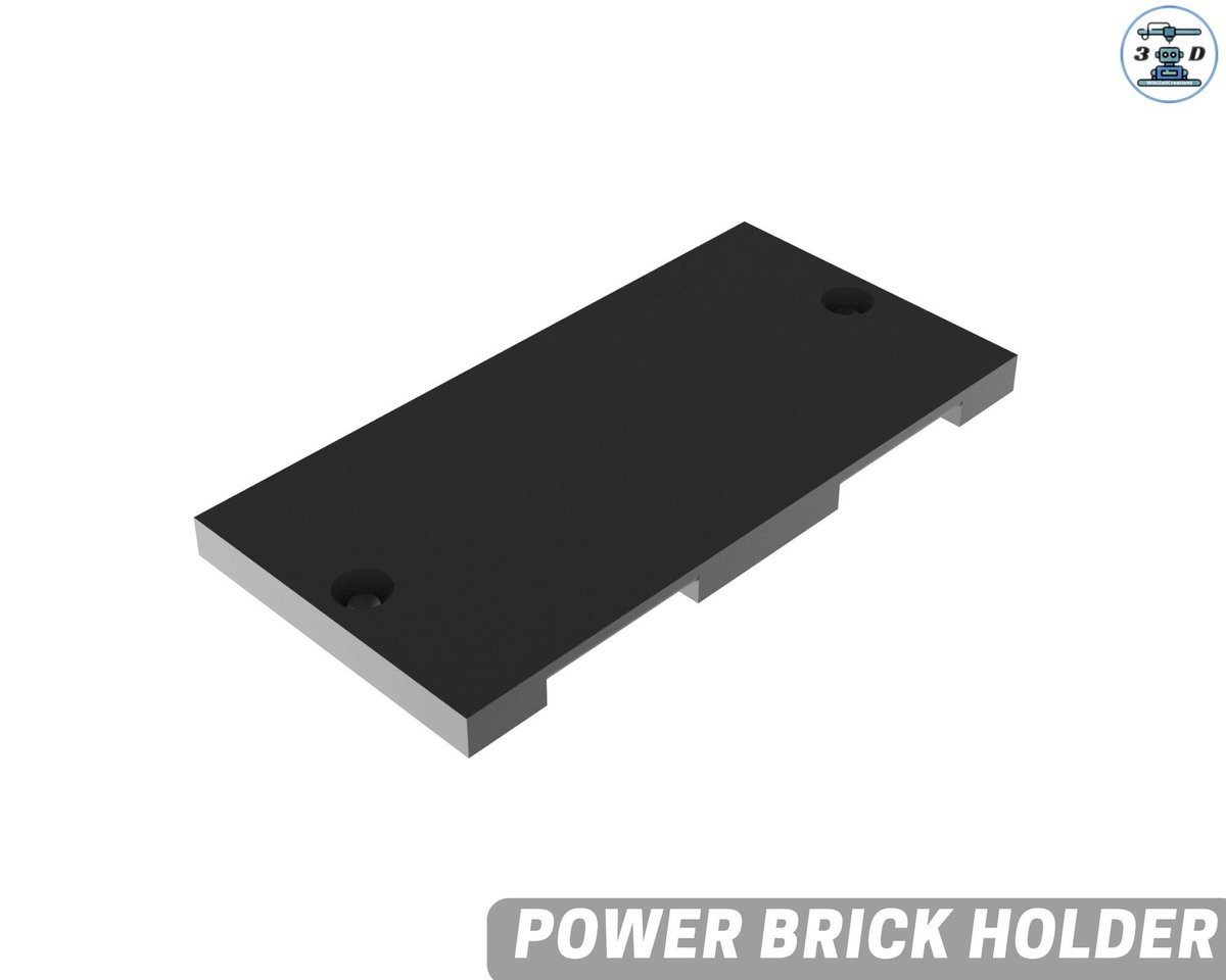 Mount for Power Bricks: Declutter Your Workspace - Image 3