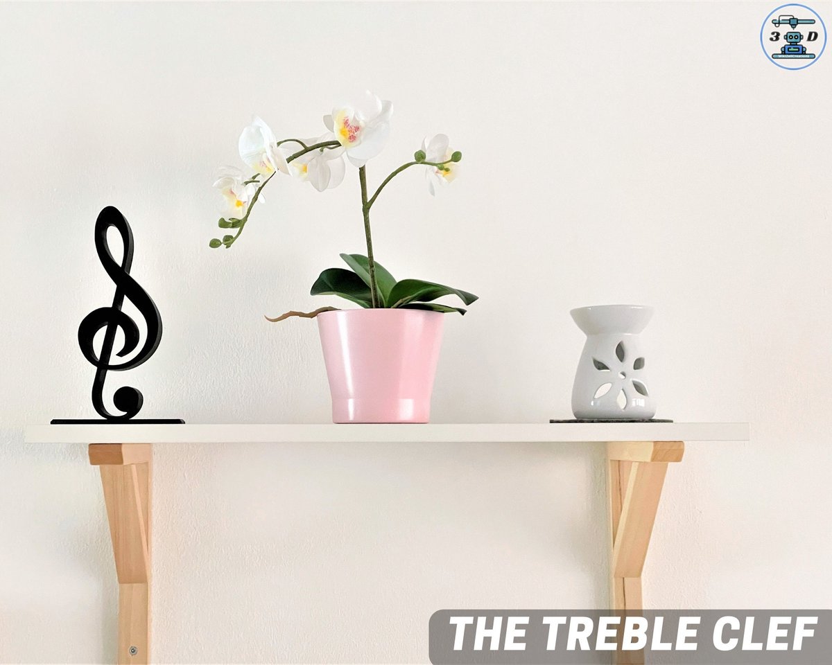 Musical Ornament, Music Teacher gift, Treble Clef, Music lover symbol, home decor - Image 2
