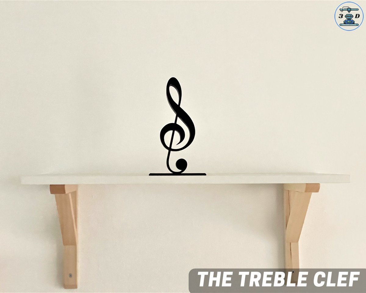 Musical Ornament, Music Teacher gift, Treble Clef, Music lover symbol, home decor - Image 3