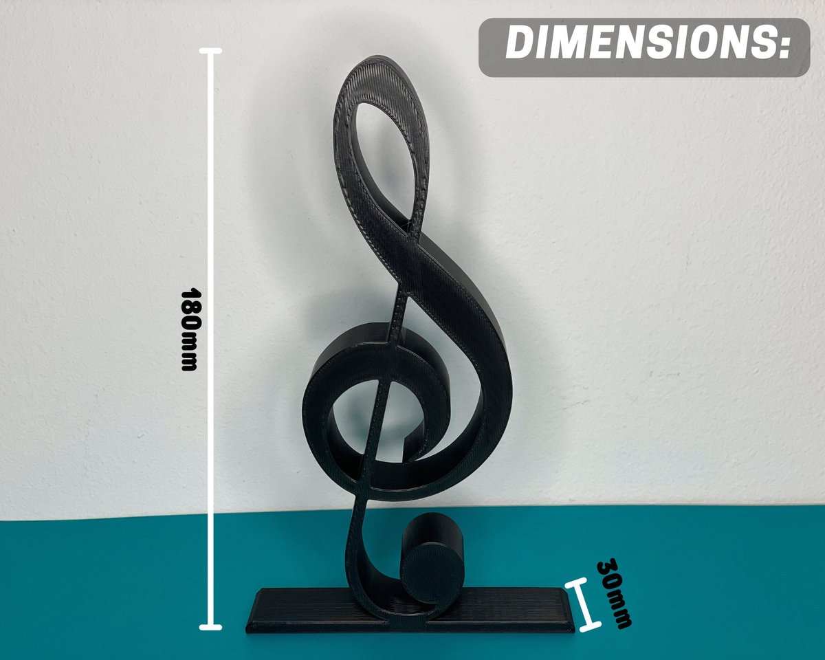 Musical Ornament, Music Teacher gift, Treble Clef, Music lover symbol, home decor - Image 5