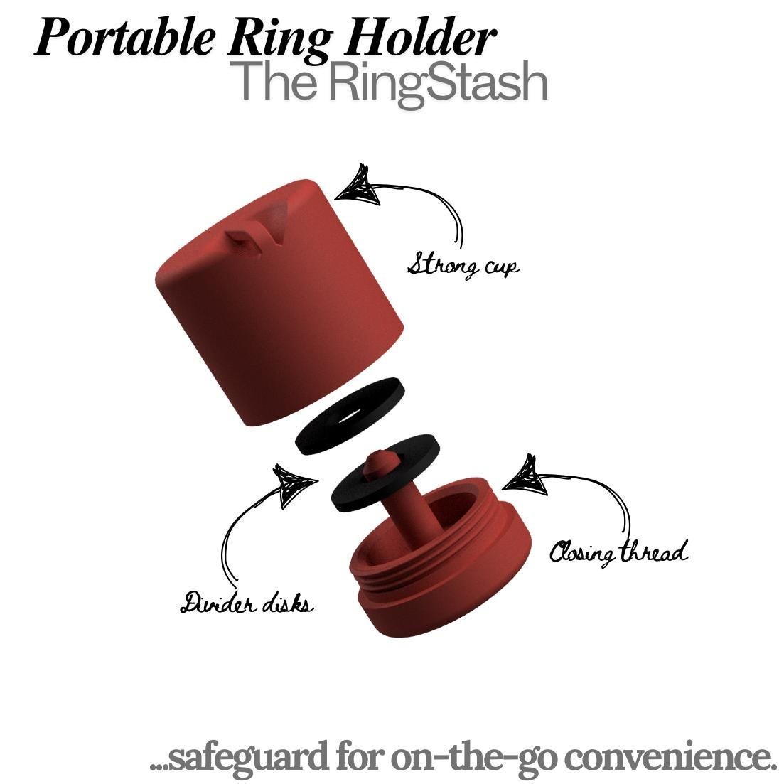 Portable Ring Holder & Travel Companion - The RingStash - Image 3
