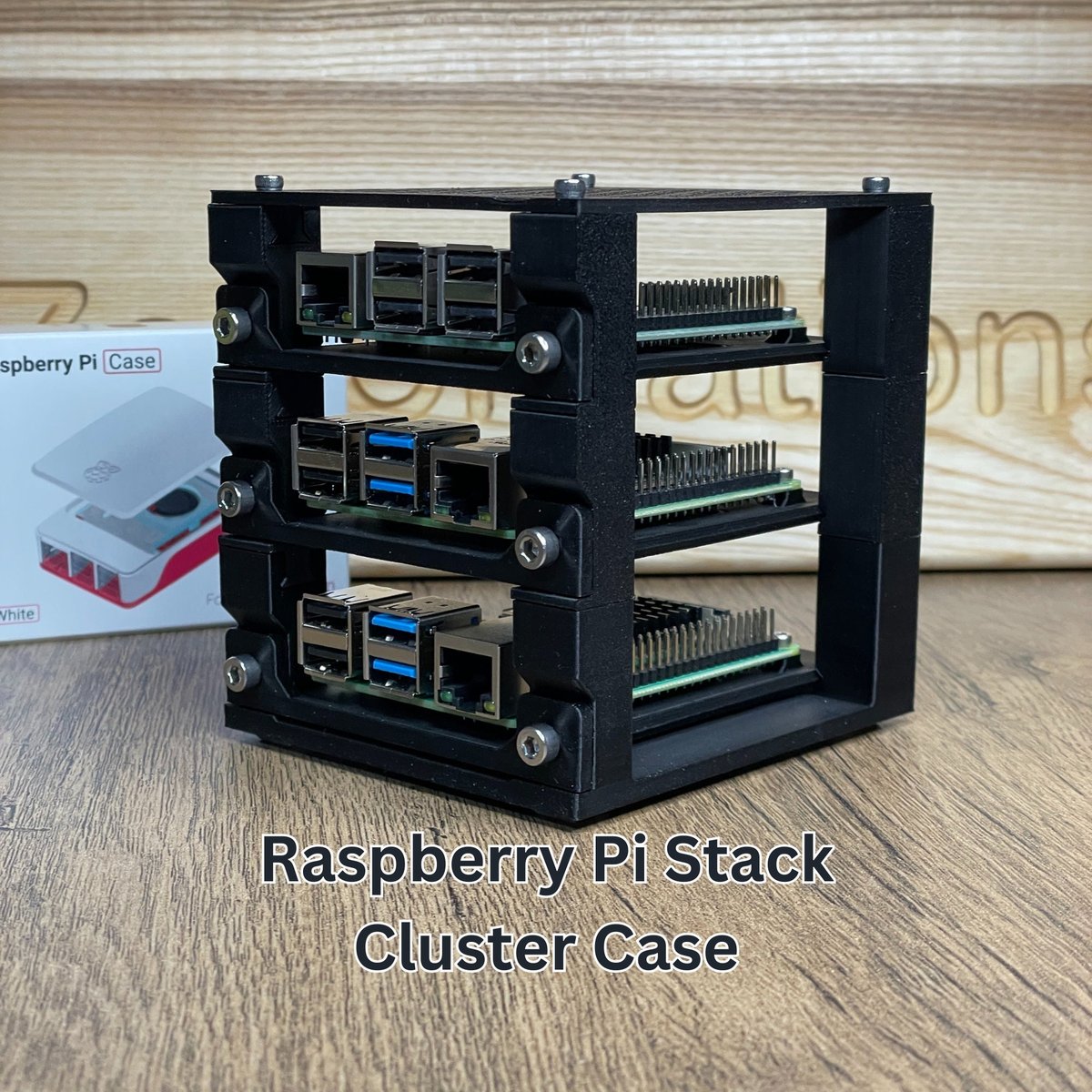 Raspberry Pi Stack Cluster Case - Expandable Infinite Levels - Image 1