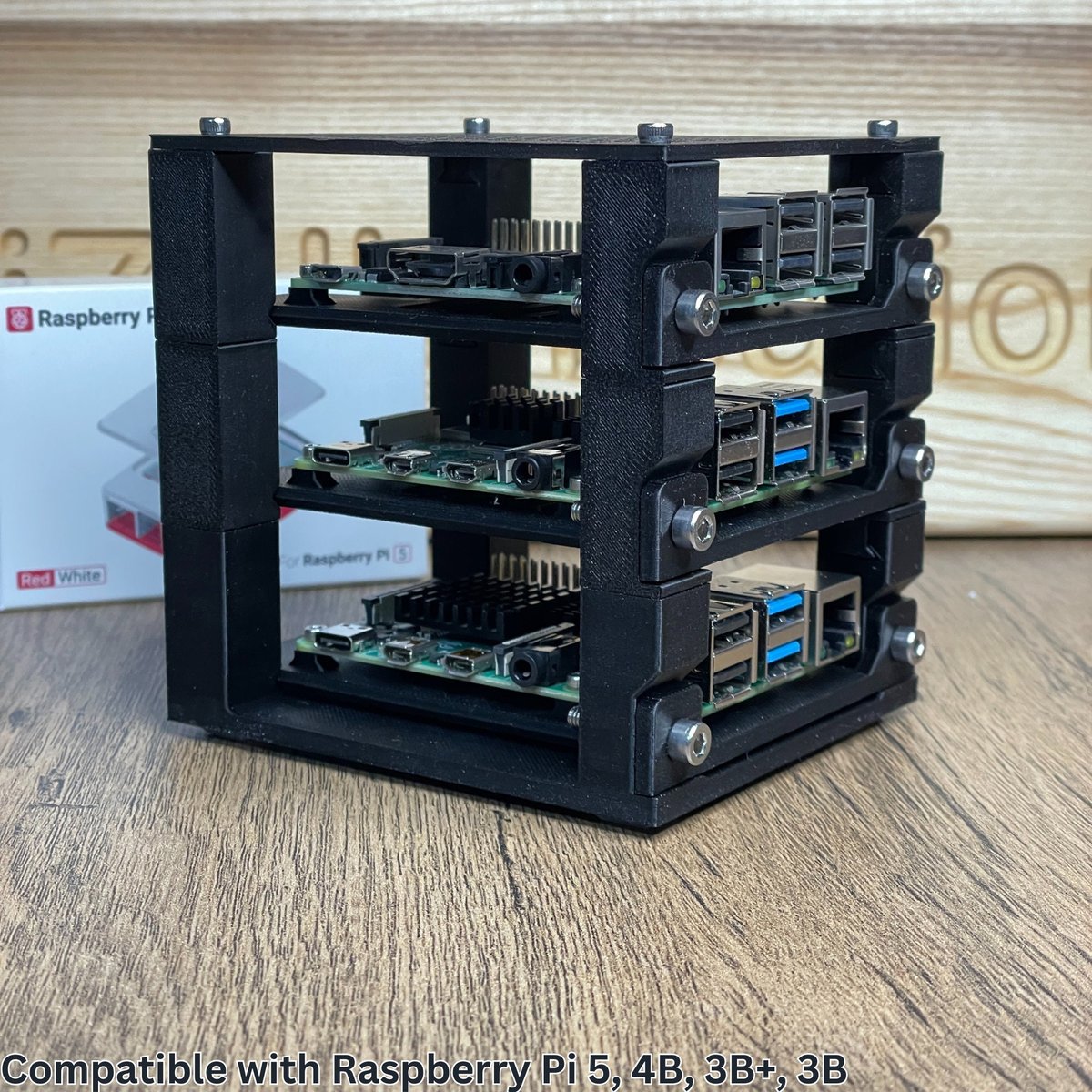 Raspberry Pi Stack Cluster Case - Expandable Infinite Levels - Image 2