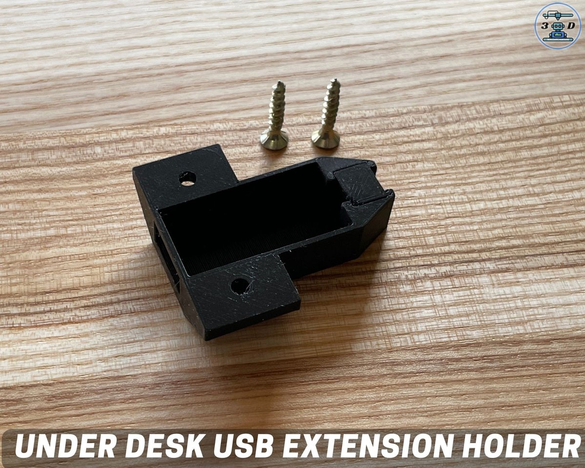 Under Desk USB extension Holder | USB desk organizer | UGREEN usb extension cable holder - Image 4